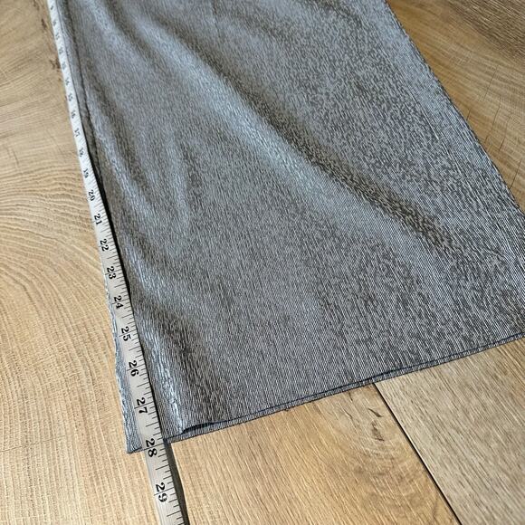 Athleta TALL Echo Wide Leg Crop Pull On Pant Grey Silver 12 - Picture 9 of 9